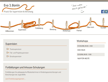 Tablet Screenshot of praxis-bonin.de